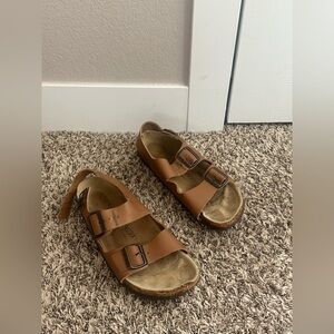 Birkenstock Tan Double-Strap Sandals